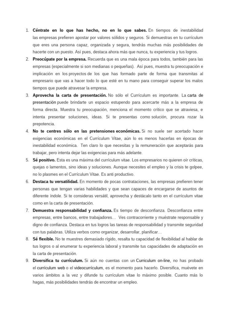 Céntrate en Lo Que Has Hecho | PDF | Plan de estudios | Blog