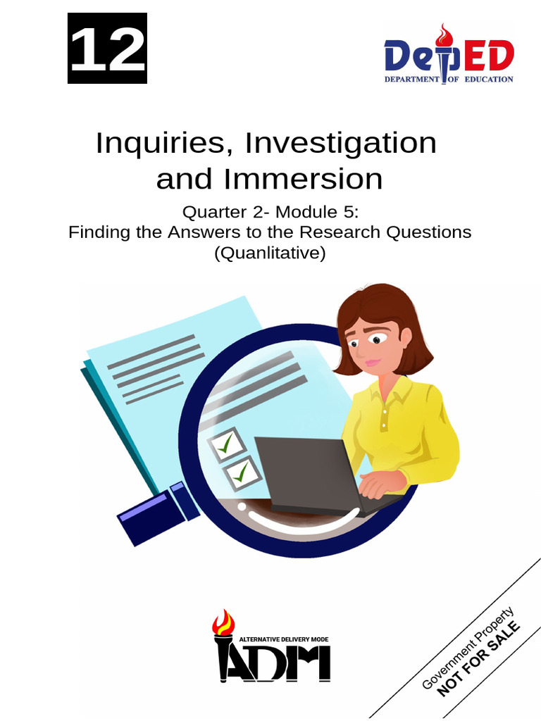 Finding Answers To Research Questions | PDF | Level Of Measurement ...