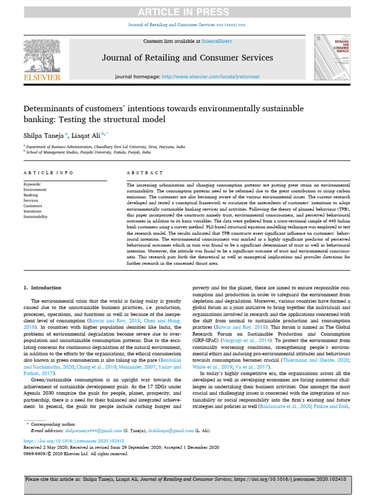 J Jretconser 2020 102418 | PDF | Sustainability | Environment