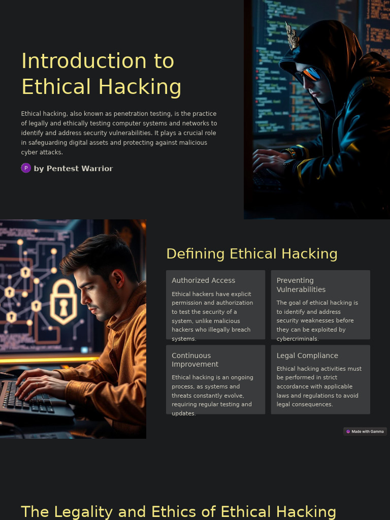Introduction to Ethical Hacking Course | PDF | Security | Computer Security