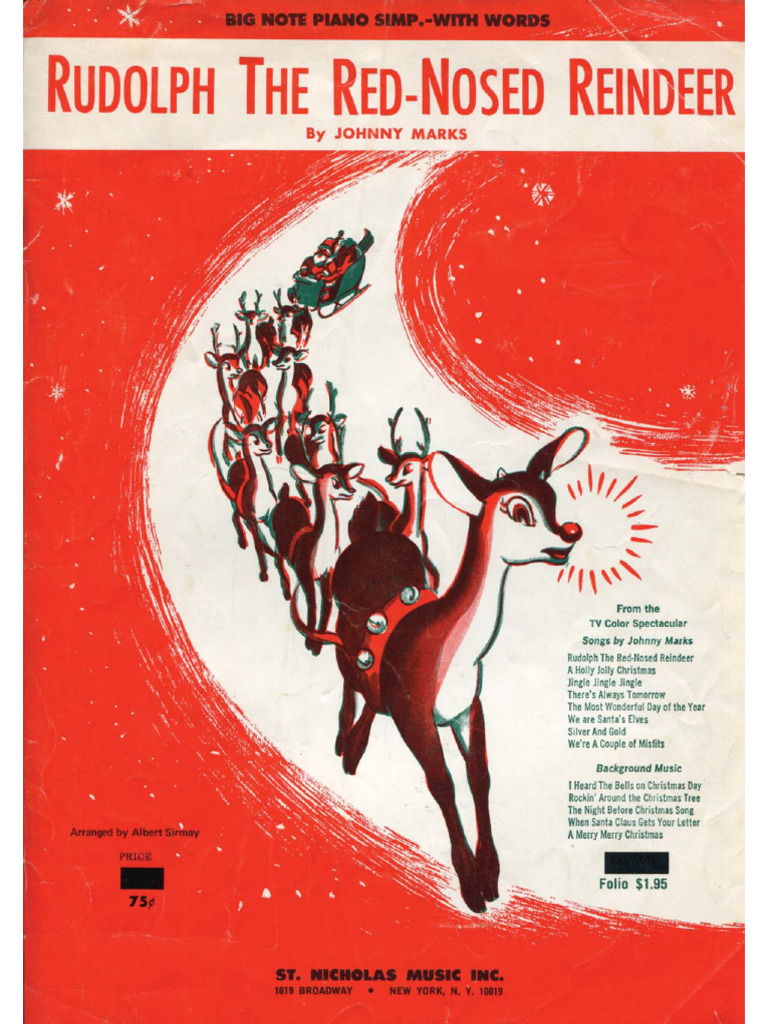 Rudolph The Red Nosed Reindeer | PDF