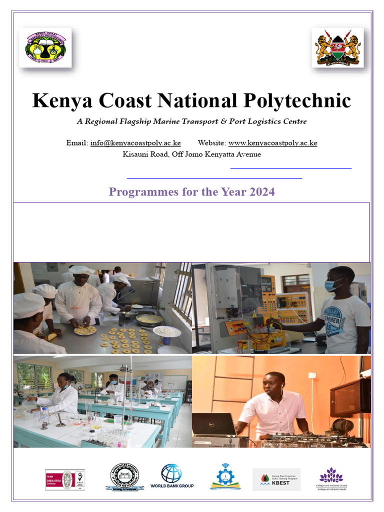 Kenya Coast National Polytechnic Courses | PDF | Kenya