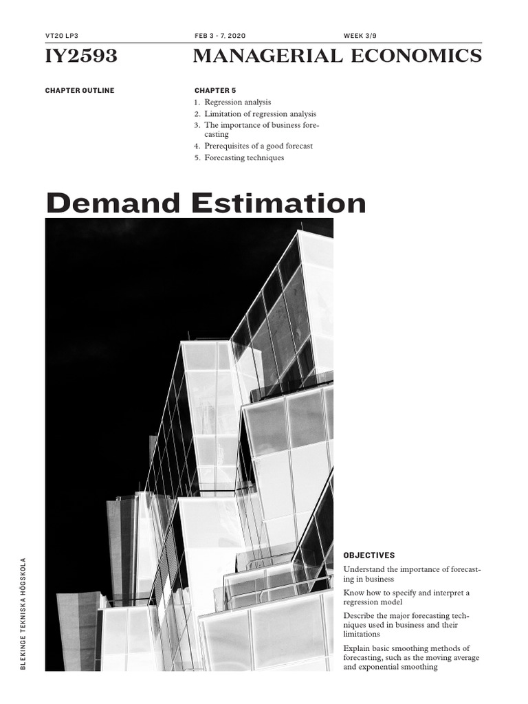Demand Estimation & Forecasting Techniques | PDF | Forecasting ...