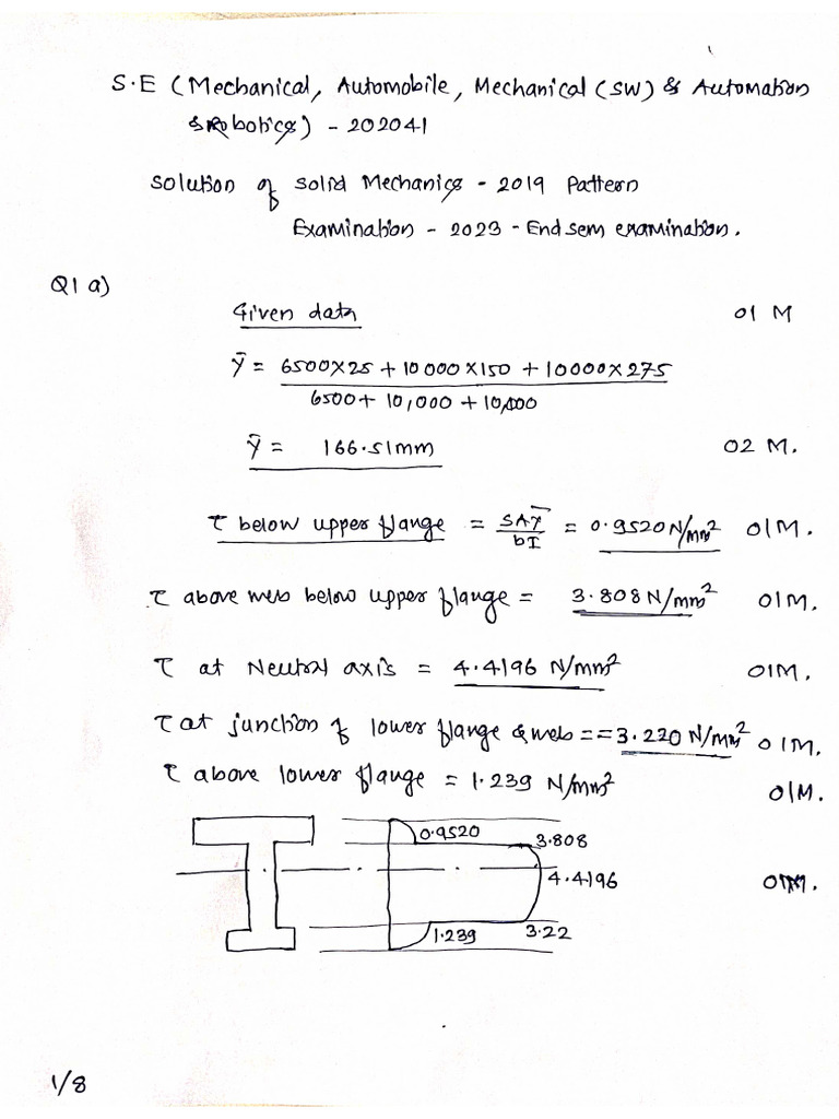 2023 Endsem Solution - SM - Nov 23 | PDF