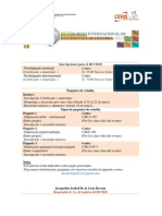 Inscripciones y Alojamientos Para El III CIEH