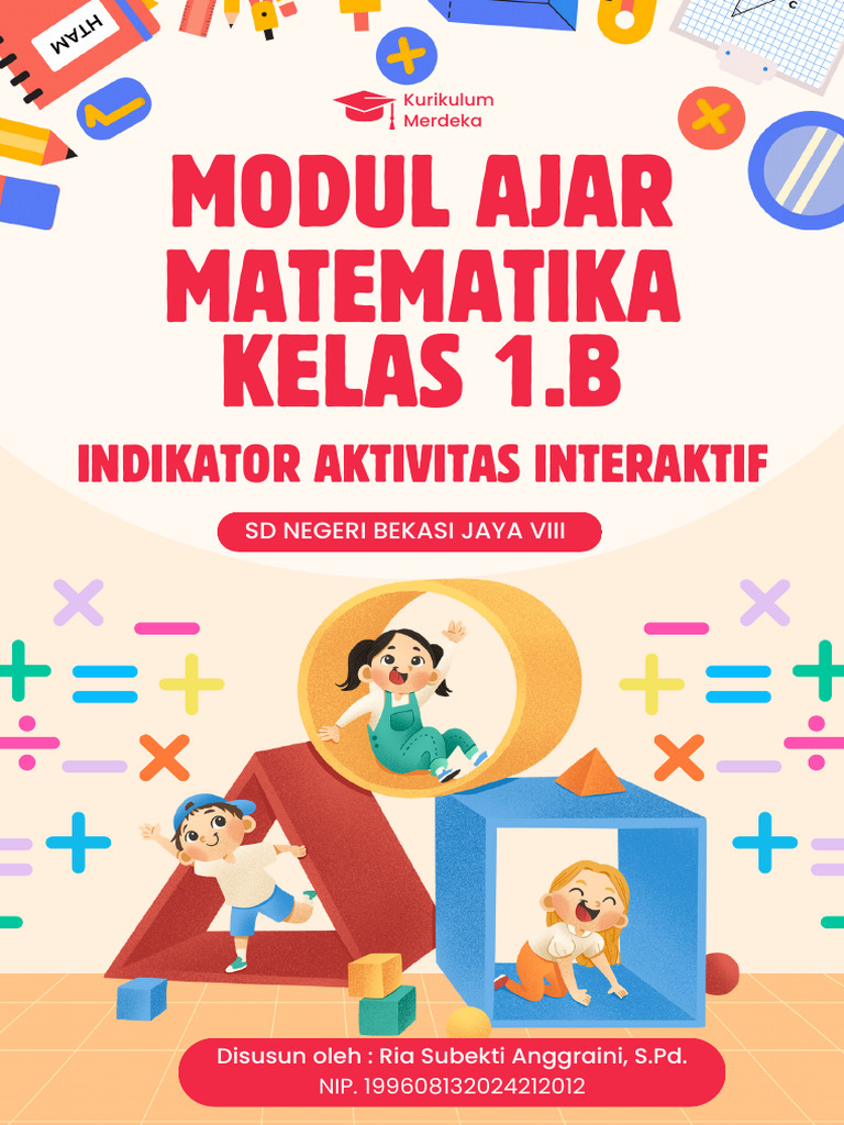 Modul Ajar Matematika Kelas 1 SD | PDF | Seni
