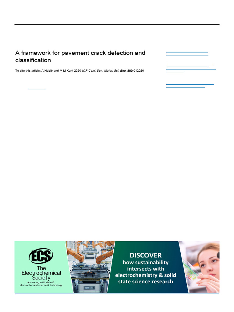 Pavement Crack Detection Framework | PDF | Data Model