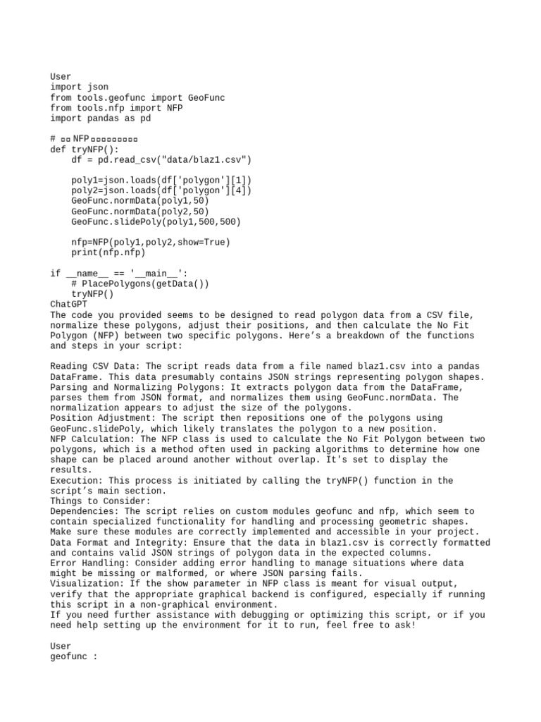 NFP Calculation for Polygon Placement | PDF | Comma Separated Values | Json