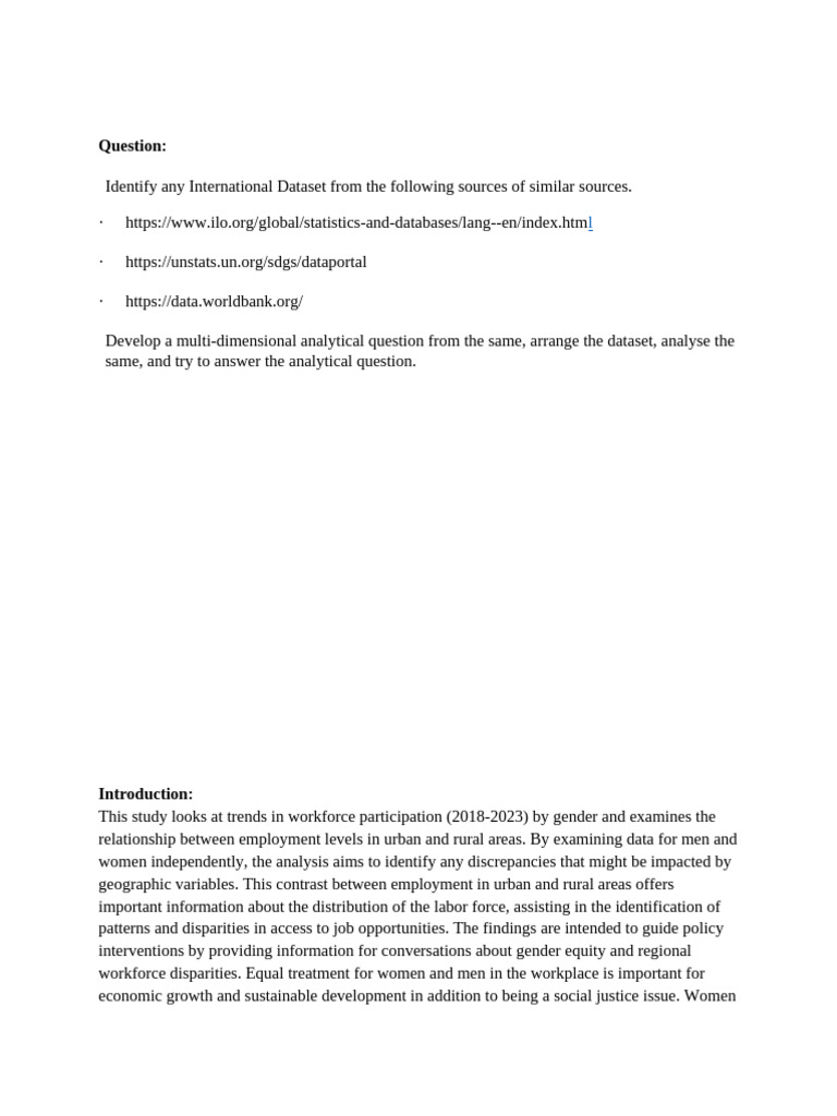 Macrodata Analysis Assignment II | PDF | Dependent And Independent ...