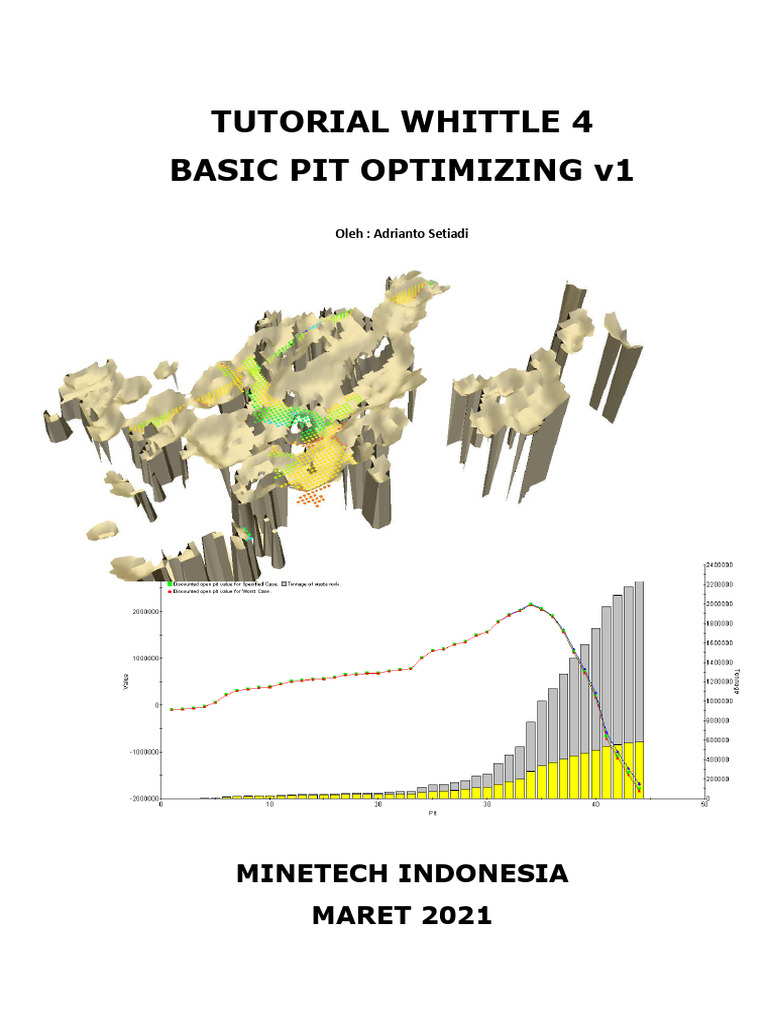 Optimasi Pit dengan Geovia Whittle | PDF