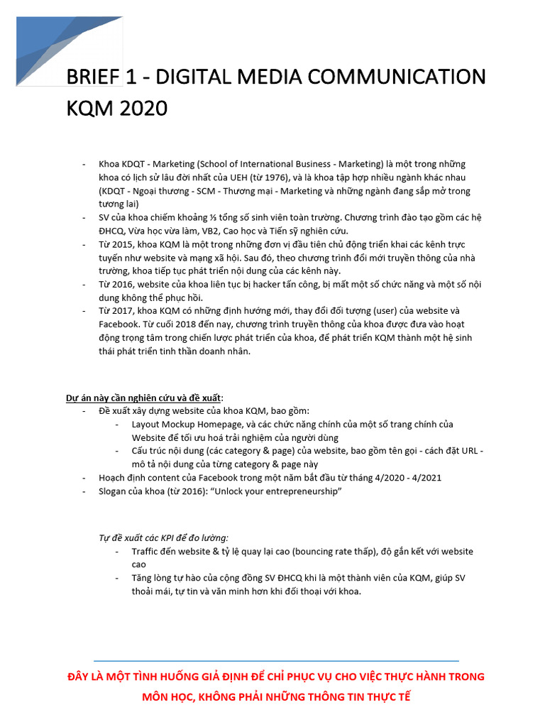 DM - Final Assignment - Brief 1 | PDF