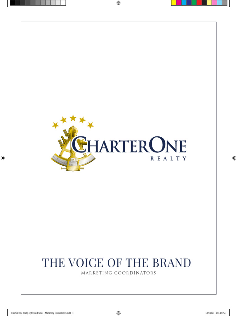 Charter One Realty Branding Guide | PDF | Brand | Logos