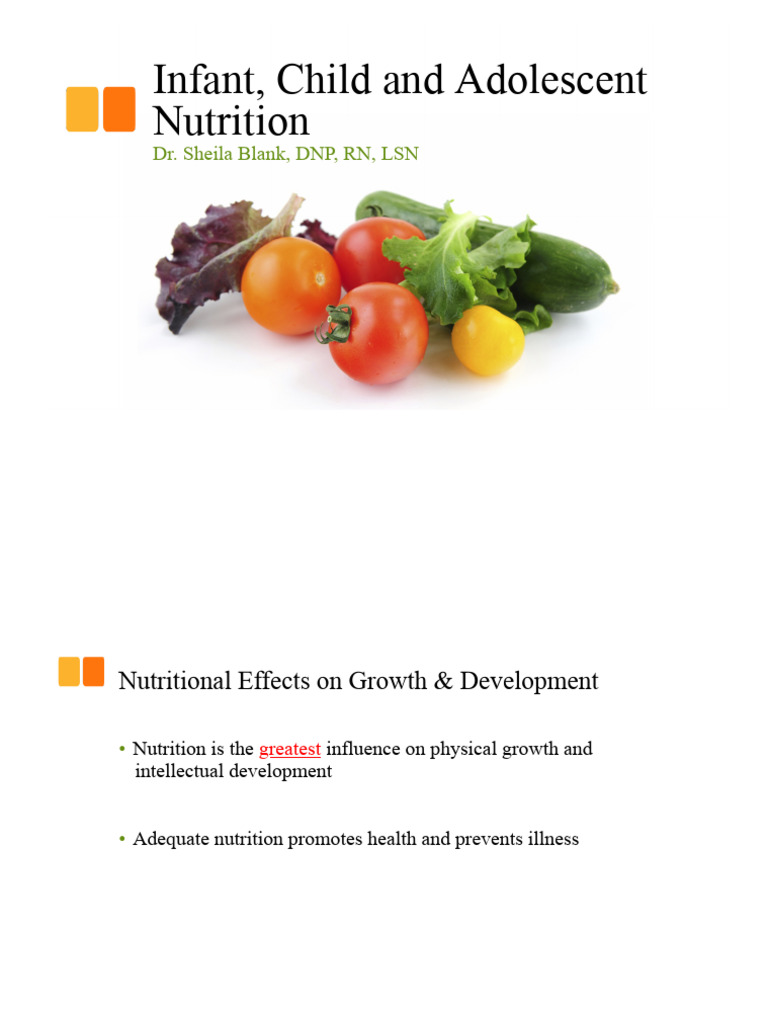 4832 Infant, Child and Adolescent Nutrition 2020 | PDF | Healthy Diet ...