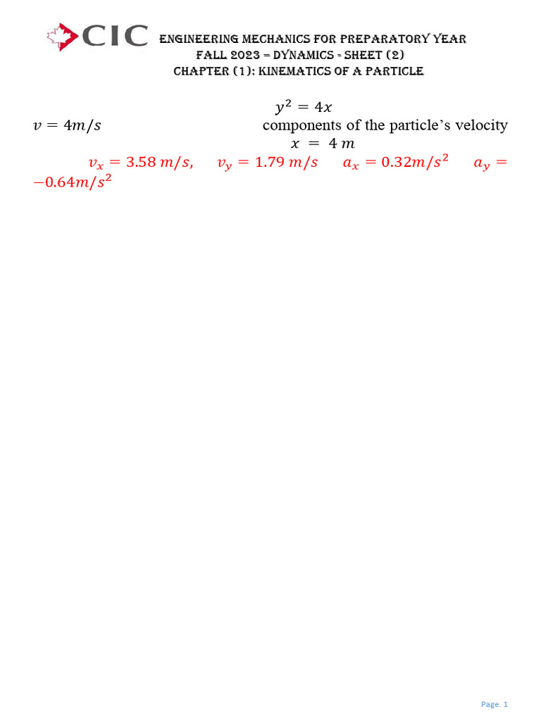 Sheet 2 Pdf Kinematics Classical Mechanics