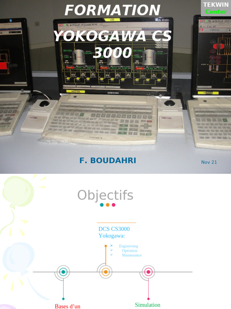 Formation DCS Yokogawa CS3000 | PDF | Ingénierie informatique ...