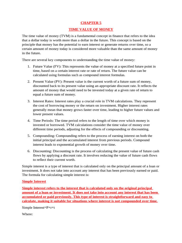 Time Value of Money Solutions | PDF | Time Value Of Money | Interest