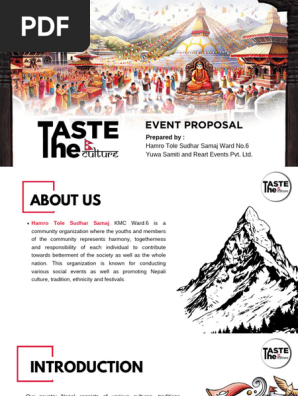FINAL Taste the Event Sponsorship Proposal