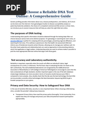 How to Choose a Reliable DNA Test Online.docx