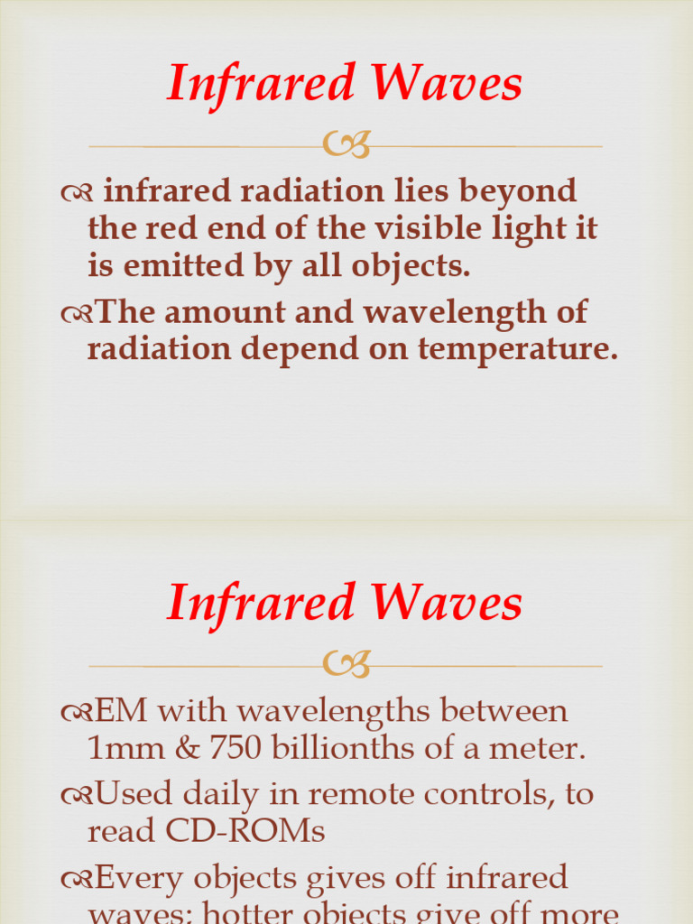 Infrared Visible Light 094813 | PDF | Infrared | Electromagnetic Spectrum