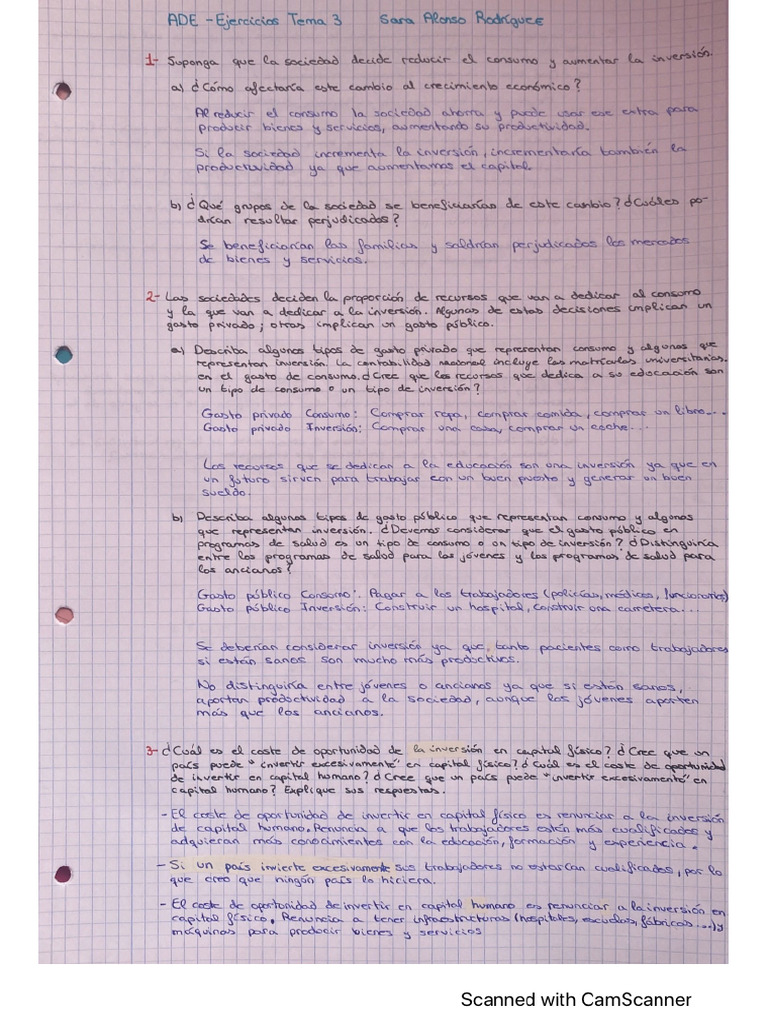 Ejercicios TEMA3 | PDF