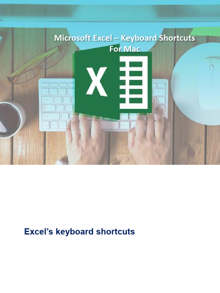Excel Keyboard Shortcuts for Mac | PDF | Microsoft Excel | Computer ...