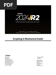 Ansys Scripting in Mechanical Guide