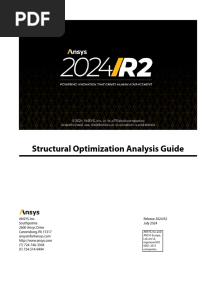 Structural Optimization in Mechanical