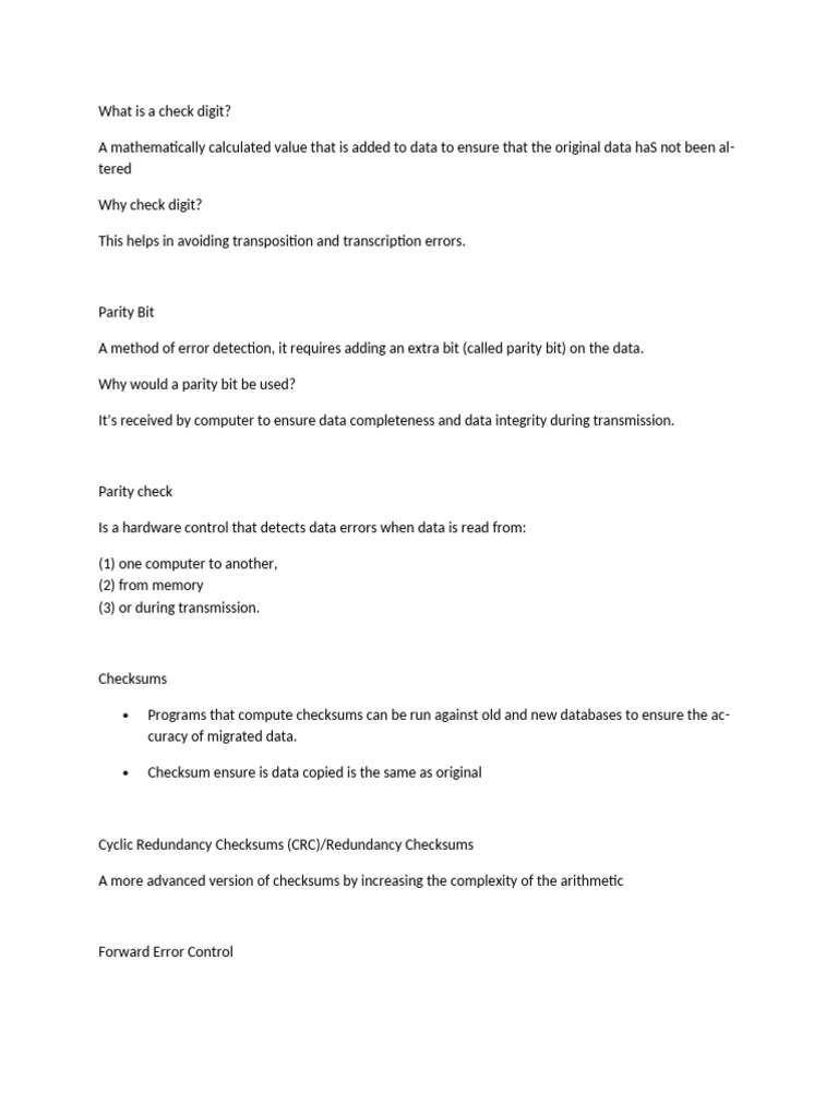 Cmr pdf error detection and correction algorithms