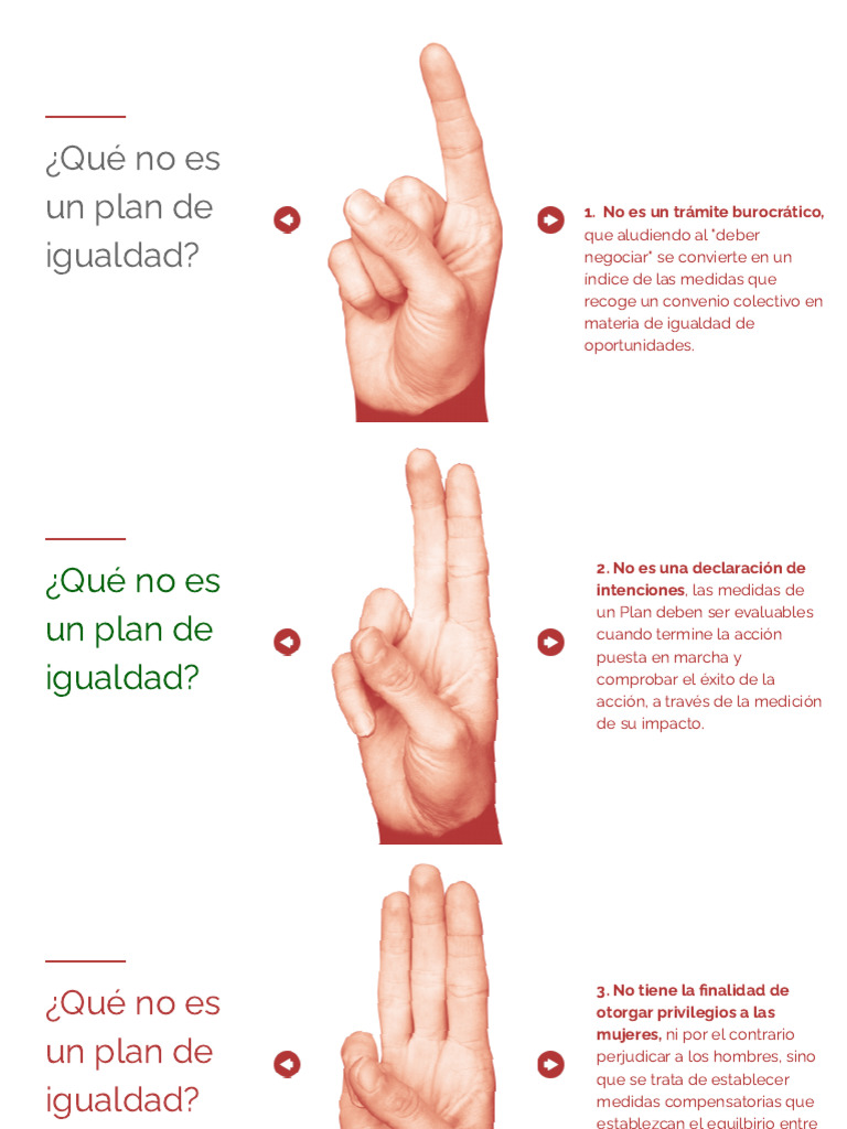 Características de un Plan de Igualdad | PDF | Crecimiento personal y ...