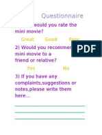 Questionnaire