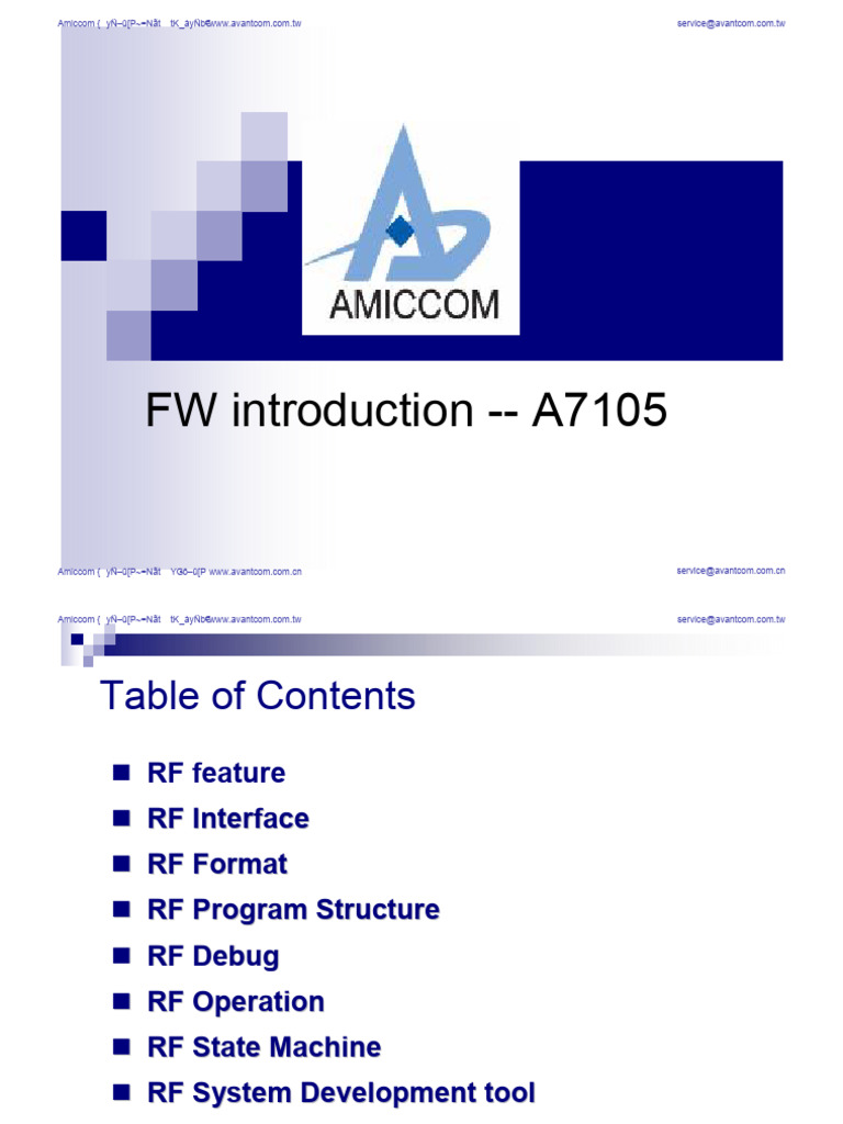 A7105 RF Module Overview | PDF | Electronic Engineering | Electronics