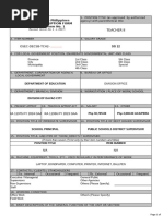 DBM CSC Form No. 1 Position Description Forms HT | PDF | Teachers ...