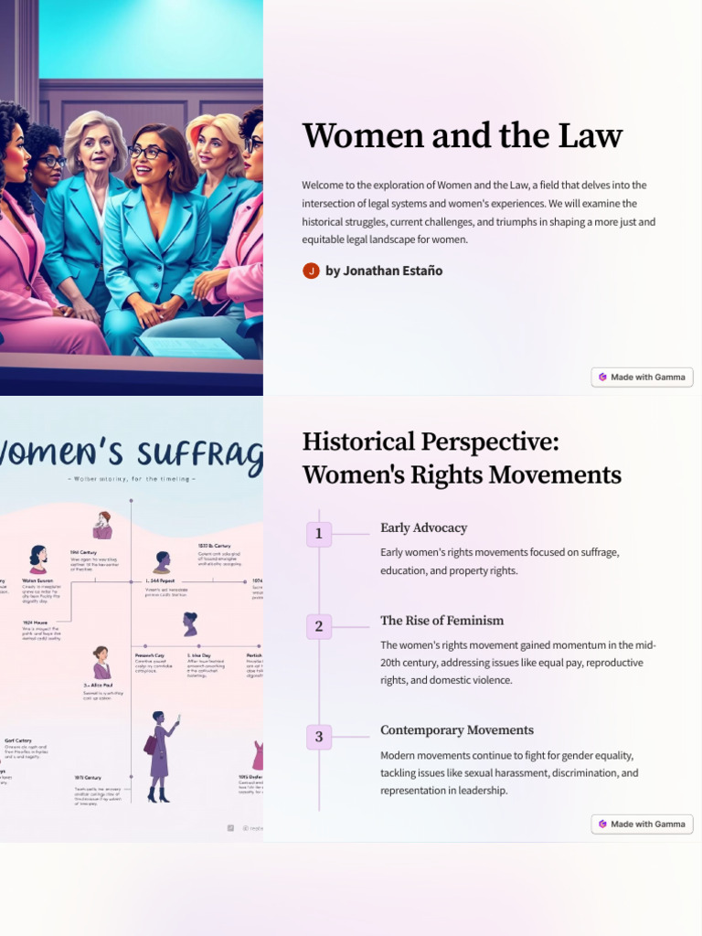 Women and the Law | PDF | Woman | Gender Studies