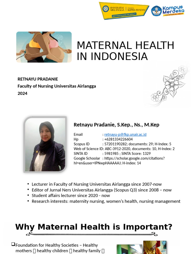 Maternal Health Status in Indonesia 2024 | PDF | Maternal Health ...