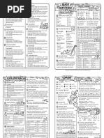 D&D 5e Combat Cheat Sheet | PDF | Dice | Tabletop Games