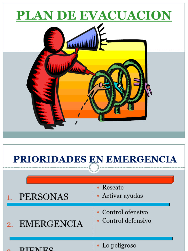 Plan de Evacuación y Emergencias | PDF | Evacuación de emergencia