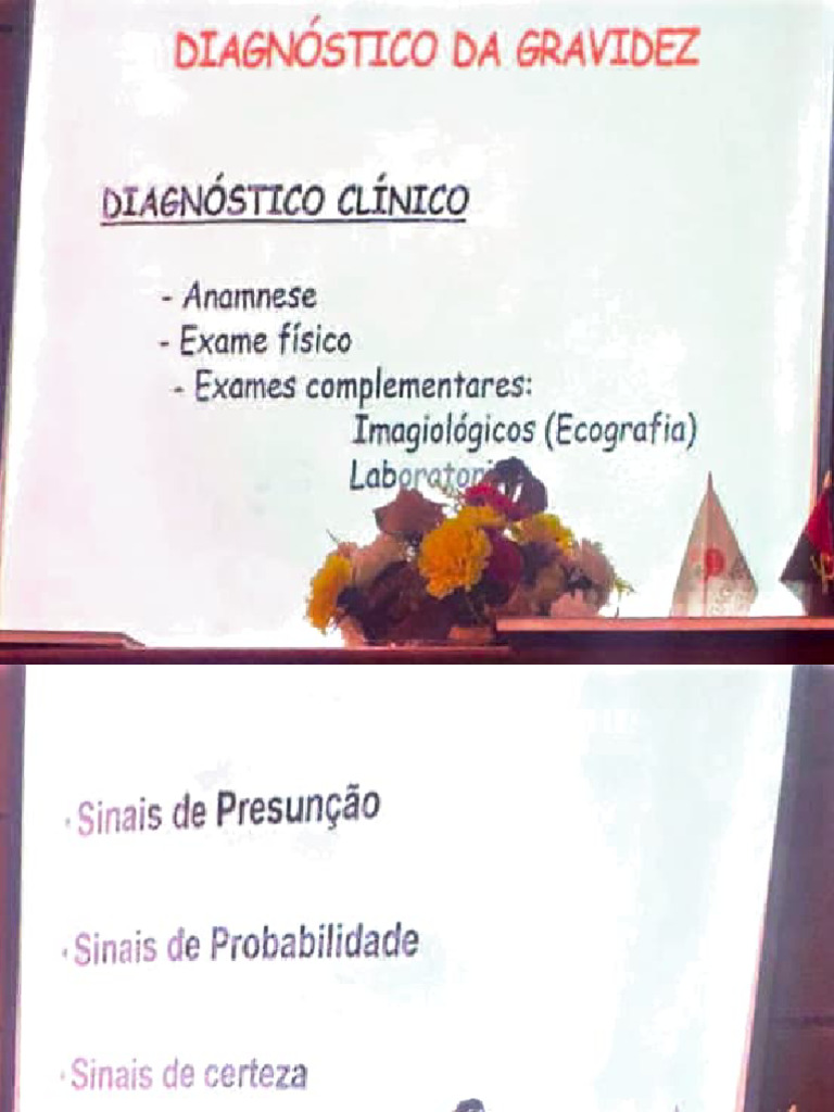 Diagnóstico de Gravidez: Sinais e Métodos | PDF | Gravidez | Placenta