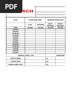 STP Daily Operations Checklist | PDF | Gases | Process Engineering