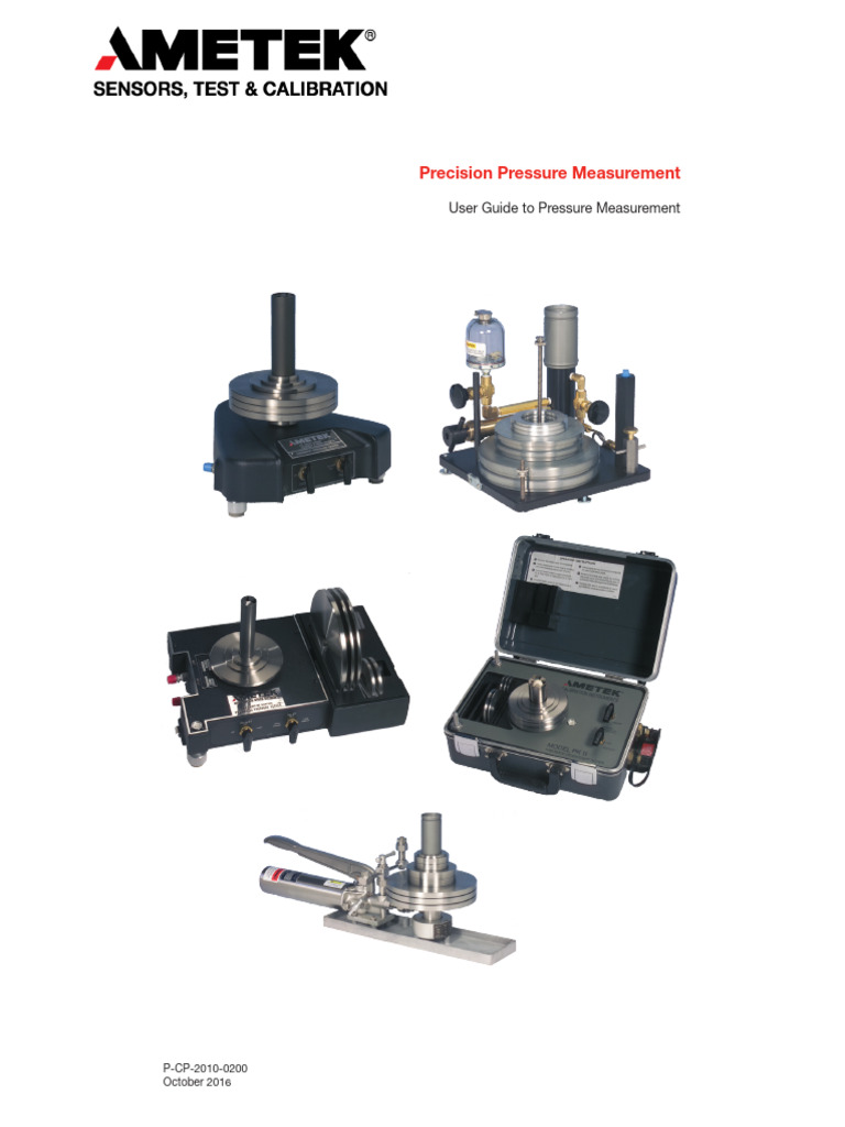Precision Pressure Measurement Guide | PDF | Calibration | Pressure ...