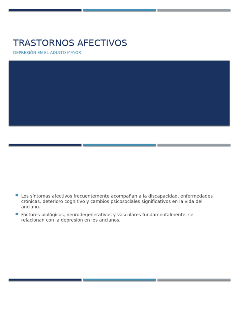Depresión en Adultos Mayores | PDF | Trastorno depresivo mayor ...