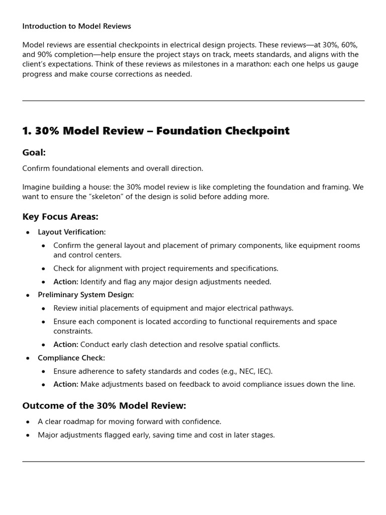 Electrical Design Model Review Phases | PDF | Regulatory Compliance ...