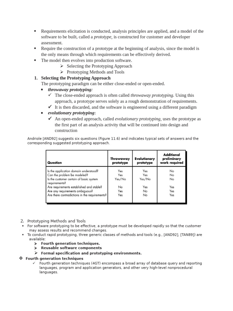 Se Notes Pdf Software Prototyping Data Model