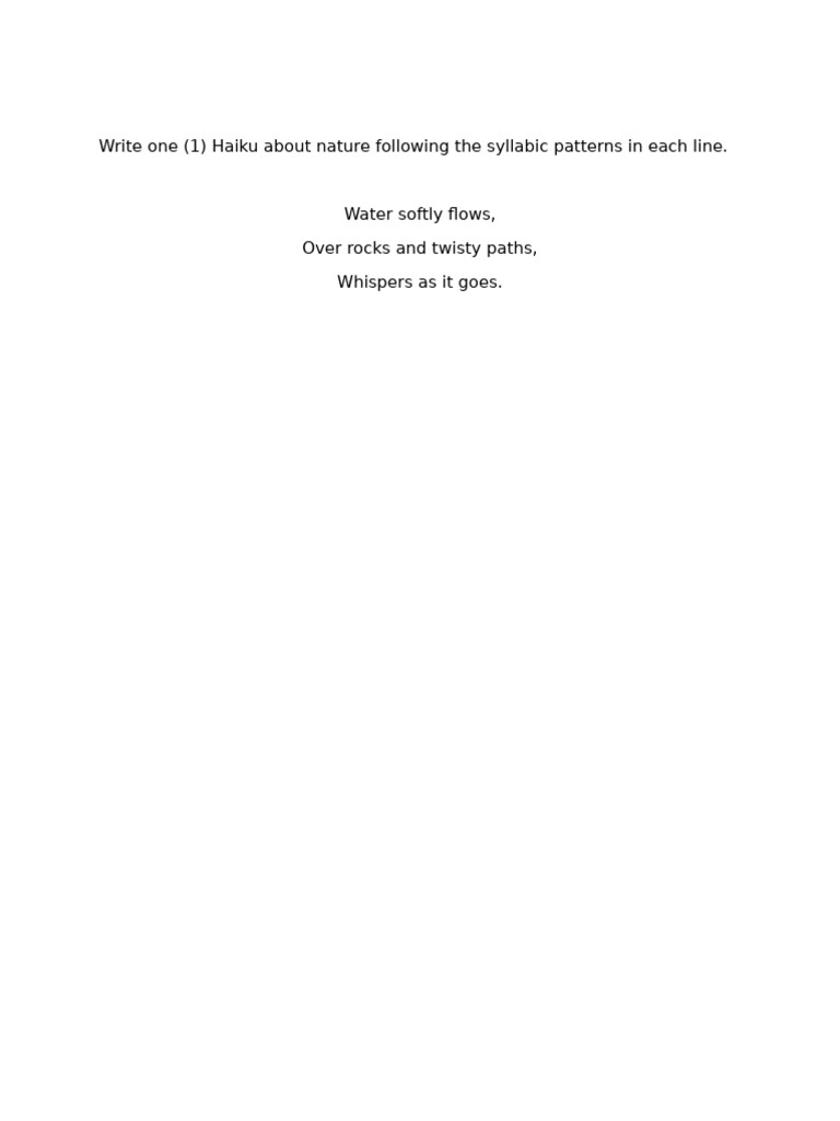 Haiku | PDF