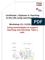 Certificate / Diploma in Teaching in The Life Long Learning Sector