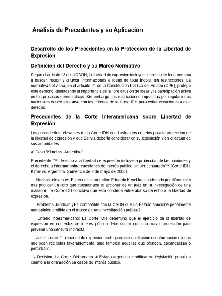 Internacional | PDF | Libertad de expresión | Derecho Constitucional