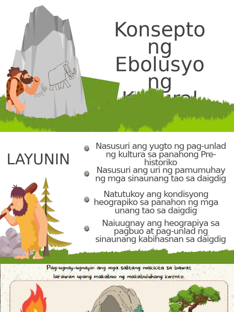 Q1 Aralin 4 Ebolusyong Kultural | PDF