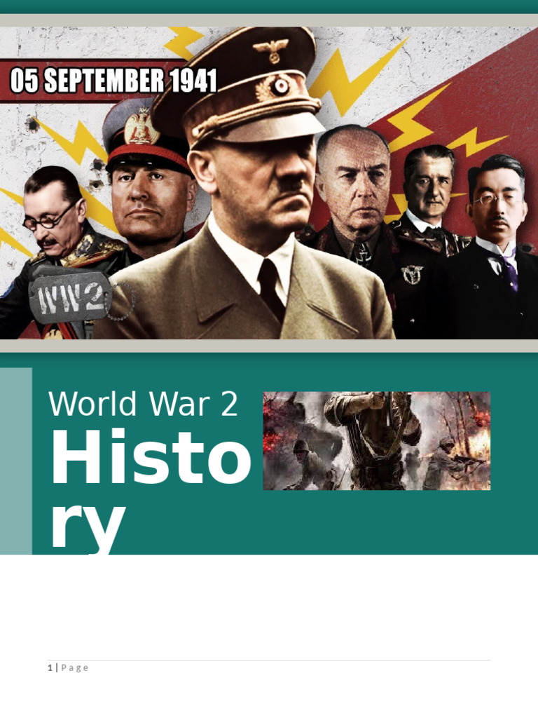Causes and Effects of World War II | PDF | World War II | Allies Of ...