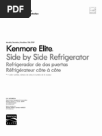 Download Kenmore Elite Side by Side Refrigerator 1065118 English Manual by Jeff SN78878809 doc pdf