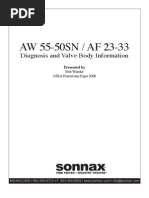 Download AW 55-50SN AF 23-33 Diagnosis and Valve Body Information by Tomas Nonee SN78878980 doc pdf