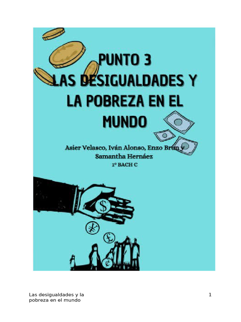 Las Desigualdades y La Pobreza en El Mundo | PDF | Desigualdad social ...
